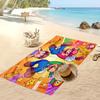 Mario and Luigi Printed Beach Towel Quick Dry Soft TowelPortable Large Rectangular Beach Blanket for Travel Swimming Pool