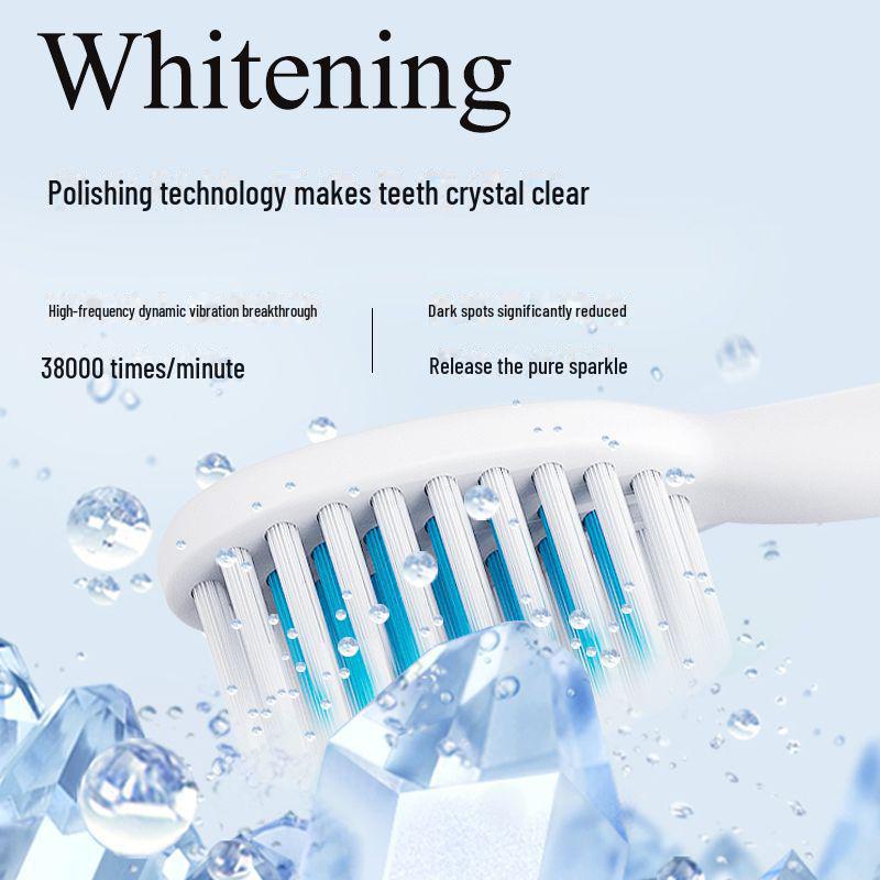 Настраиваемая электрическая зубная щетка: Аккумуляторная звуковая щетка для взрослых, пар и детей
