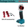 Cordless Hot Melt Machine Electric  PPR / PB / PE Water Pipe Melter Rechargeable Plastic Welding Tools With Heads