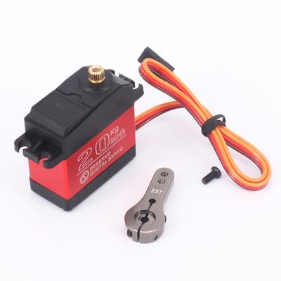 Zosky DS3218 20 кг высокомоментный полностью металлический цифровой сервопривод рулевого управления водонепроницаемый сервопривод совместим с радиоуправлением Baja (180 °)