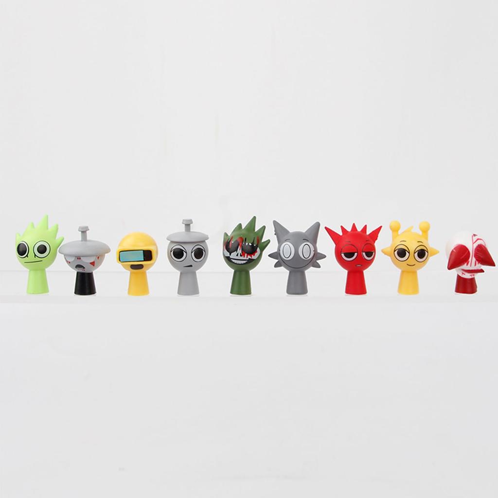 Splanky Figure 48 Set Super Mini (Height Approx. 3.5 Cm) Singing Monster Toy Accessories (For Children 5 Years and Older) Splanky Goods Gift (48