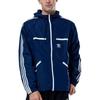 adidas Оригинальная куртка на молнии с капюшоном и вышивкой трилистника, мужские куртки синего цвета IB9961