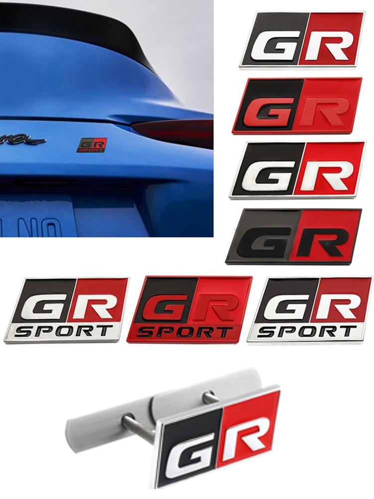 Car Sticker GR Sport Logo Emblem Badge Decals for S8 HV YARiS RZ RC RS C-HR Corolla Prius Harrier Camry Tacoma Venza rav4 GR JH8