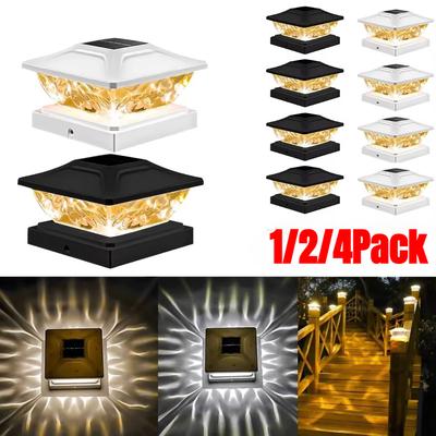 Солнечный свет на открытом воздухе IP65 солнечный столб светильник вилла столб лампа забор ворота столб светодиодный светильник для дома ворота патио сад