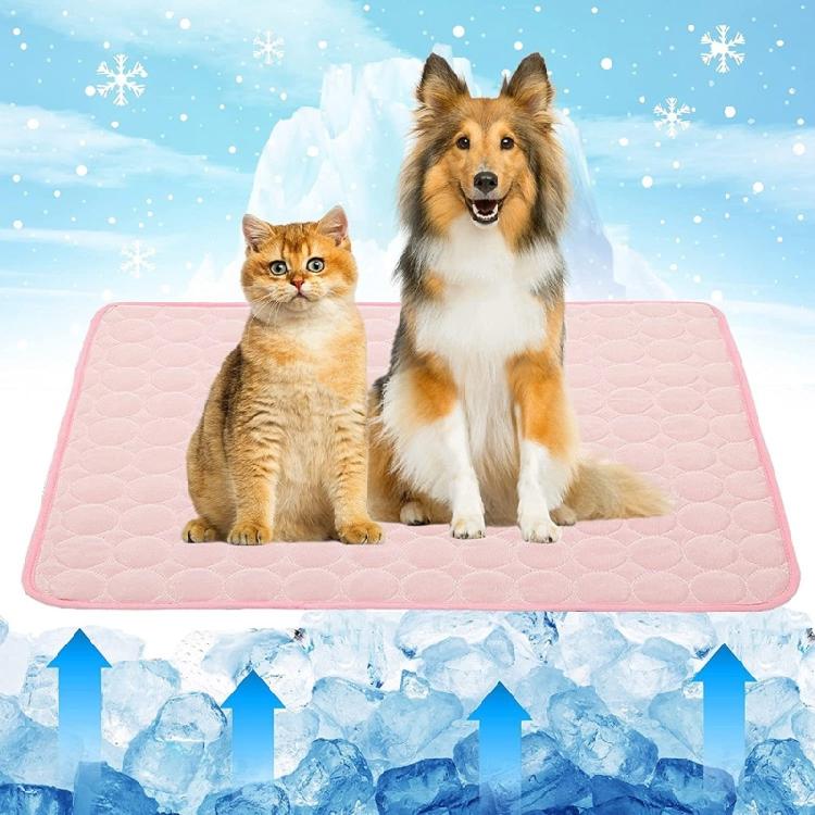 Летняя прохладная подушка для кошки, лежанка для питомца, Chill Out, нескользящее дно, подстилки для щенков