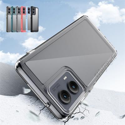 Для Moto Edge 2024 Чехол Motorola Moto Edge 2024 Capas Противоударный бампер Прозрачный цветной прозрачный для Fundas Moto Edge 2024