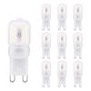 10 шт. Светодиодная лампа G9 220 В SMD2835 Белый Теплый белый свет для дома, хрустальной люстры, замена галогенной лампы 30 Вт