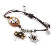 Les Trésors De Lily [H9832] - Brown 'Mother Nature' Designer Bracelet