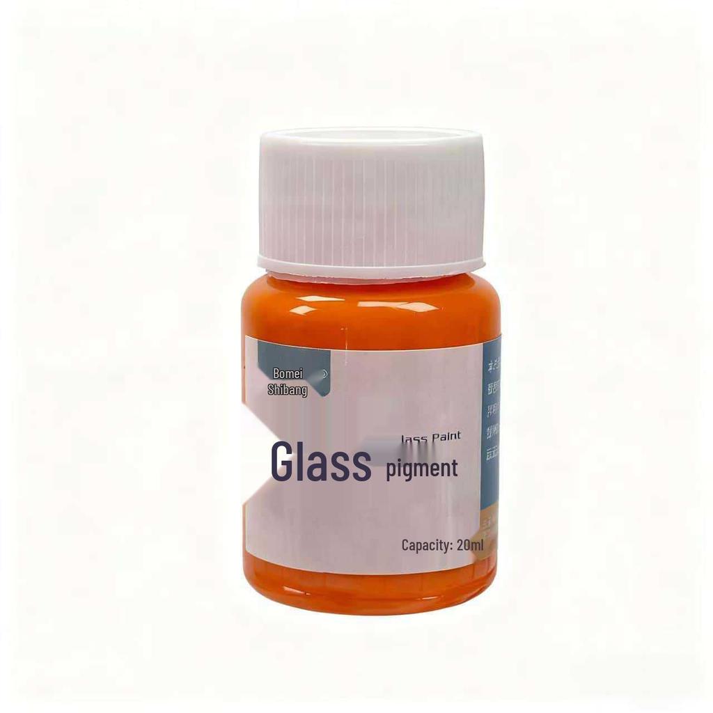 20ml Children's Non-Bake Glass Paint for DIY & Creative Glass Decoration - Waterproof & Handmade