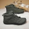 Мужские ботинки 2024 года, новые зимние тапочки, теплые мужские туфли, водонепроницаемые нескользящие плюшевые кроссовки, мужские теннисные туфли, ботинки, мужские кроссовки, зимние