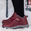 Осенне-зимняя мужская теплая хлопковая обувь Ppel, уличная нескользящая хлопковая обувь большого размера для пожилых людей