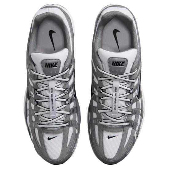 Nike Кроссовки унисекс P-6000 Белый Металлик Cool Grey Черный IR2004-100