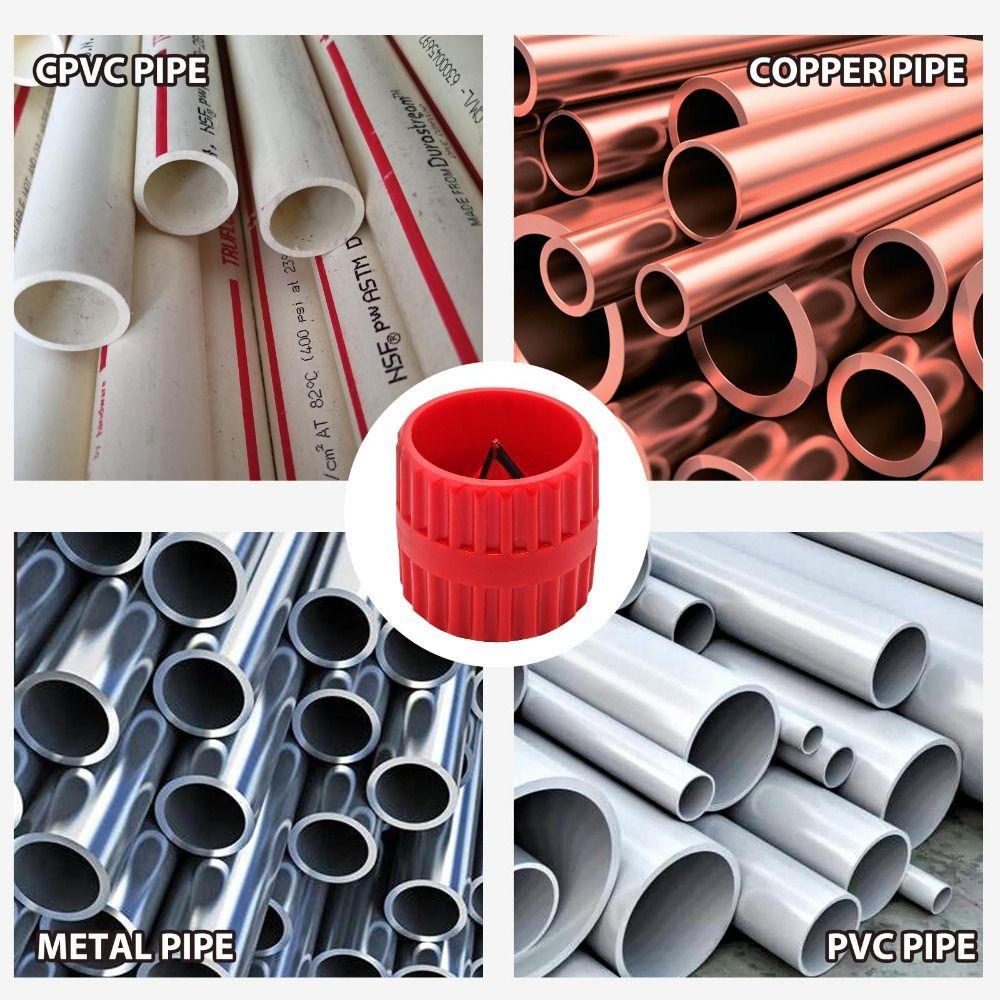 Easy edge trimming Chamfer Tool Smooth rotation Burrs Remover Deburring Tools  Copper Tubes