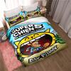 DOG MAN Cute Cartoon Pattern Bedding Set Duvet Cover Set Single Double Bed King Size Bed Set Adult Kid's Bedroom Anime Sheet Set