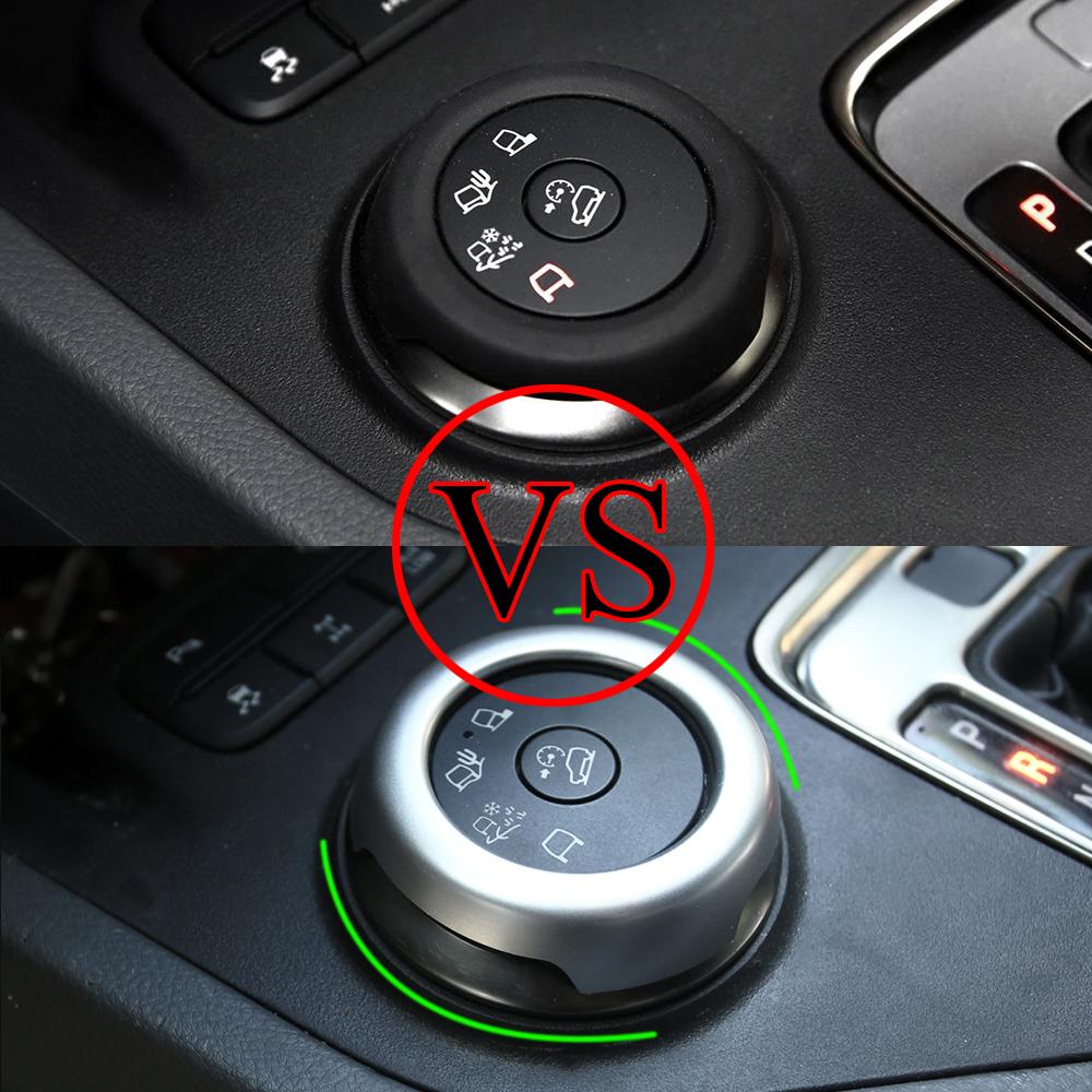 Car Gear Shift Adjust Button Cover Trim for Ford Everest 2015 - 2021 Ranger 2015 - 2022 Decorative Sticker Interior Accessories