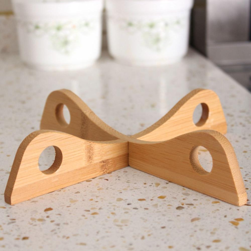 Домашняя изоляция, термостойкий бамбуковый съемный подстаканник, подставка для посуды, охлаждающая подставка для сковороды