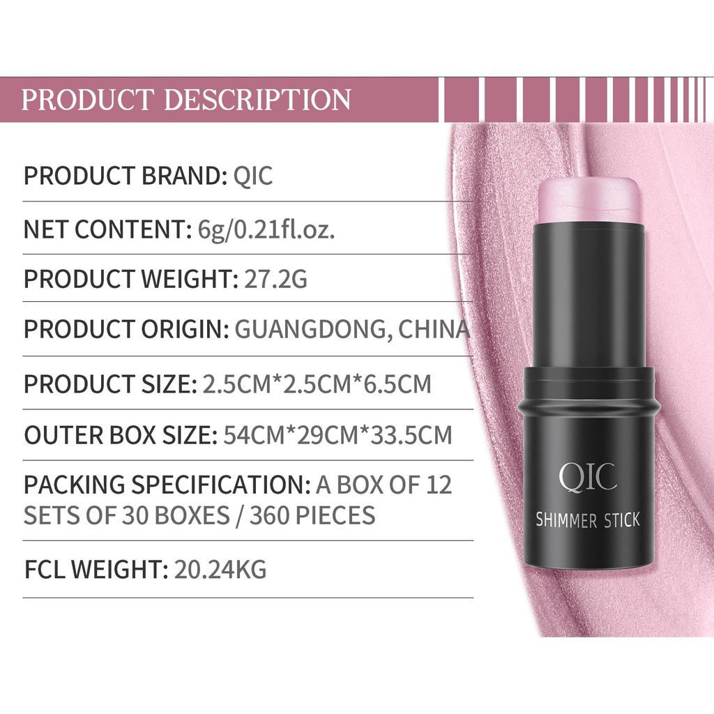 Блестящий хайлайтер, бронзатор, контурная палочка для лица, румяна, мерцающая пудра, кремовая косметика для макияжа