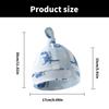 Breathable Baby Bonnet Hat Cotton Newborns Earflap Bonnet Fetal Caps Comfortable Headwear for 0 to 3 Months Unisex