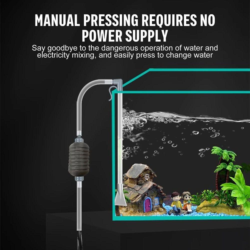 1Pcs Extension Tube Fish Tank Siphon Vacuum  for Large Fish Tank Gravel Sand Cleaning
