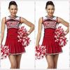 Костюм Чирлидера для Девочки из Школьного Хор-Клуба в Стиле Glee Костюм Чирлидера Varsity Cheerleader Cheerios Карнавальный Костюм Форма