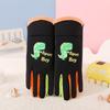 Windproof Kids Warm Gloves Night Luminous Children's Outdoor Gloves  Outdoor