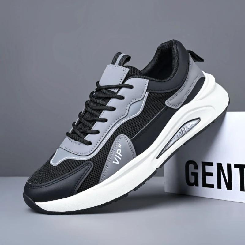 2024Men's Sneakers High Quality Men's Casual Breathable Lightweight Tennis Shoes White Sneakers for Men Zapatos Para Hombre