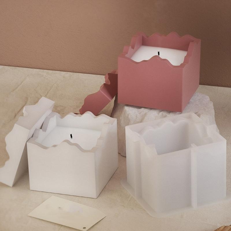 Креативные силиконовые формы для resin-арта, легко извлекаемые, формы для подсвечников из силикона, для resin-контейнеров и арт-проектов