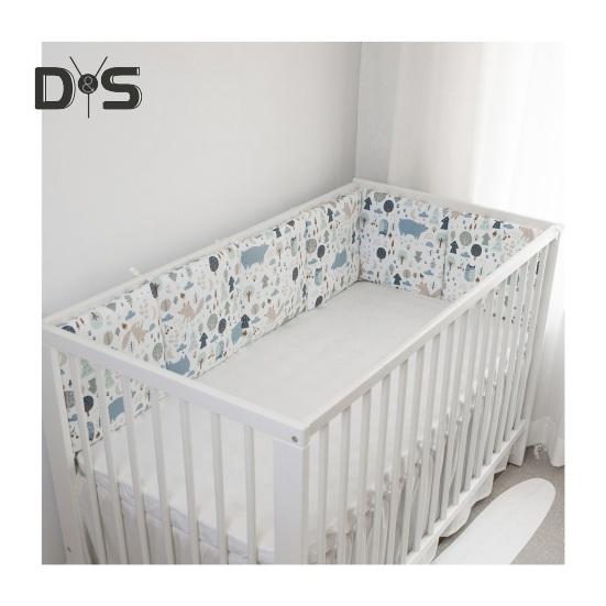 6 шт. подкладок для детской кроватки для прорезывания зубов 11,8” x 11,8”, защита от столкновений, защитный бампер для детской кроватки, защита бортиков детской кроватки