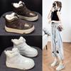 Snow Boots Women's New Winter Velvet Board Shoes Thickened Warm Thick-soled Non-slip Cotton Shoes