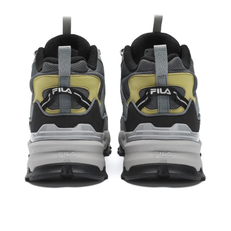 Fila Trek 1S Удобный Универсальный Флис Прочный Низкий Верх Повседневная Обувь для Образа Жизни Мужские кроссовки Лавово-Серый Средне-Серый F12M442113FLM