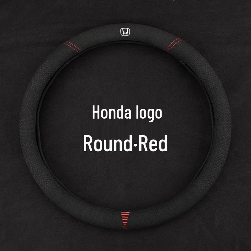 Замшевая и кожаная оплетка на руль для Accord 9-го и 10-го поколения - Ультратонкая, всесезонная