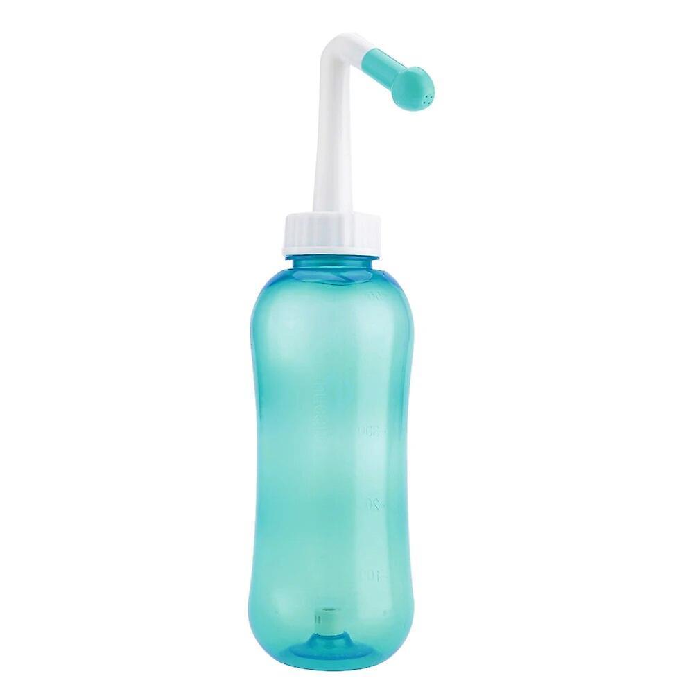 Nasal Wash Cleaner Rhinitis Pot Nose Cleaning Bottle For Adult Children Green 500ml Allergic Sinusitis Cure Therapy