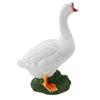 Статуя гуся, фигурка сельскохозяйственного животного, смоляная скульптура гуся, садовое украшение для патио на открытом воздухе