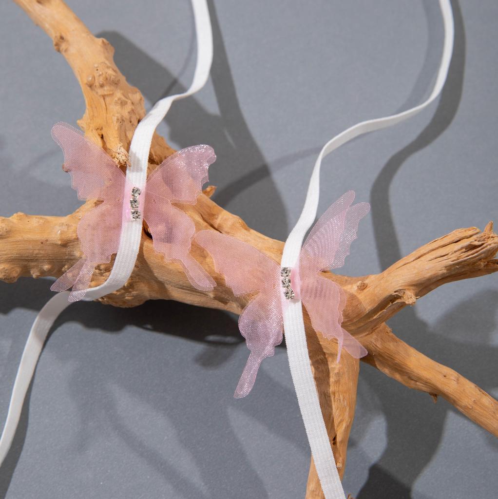 1PCS Sweet Cool Hot Girl Butterfly Flower Cross Thigh Chain Women's Jewelry Sexy High Elasticity Strap Leg Chain