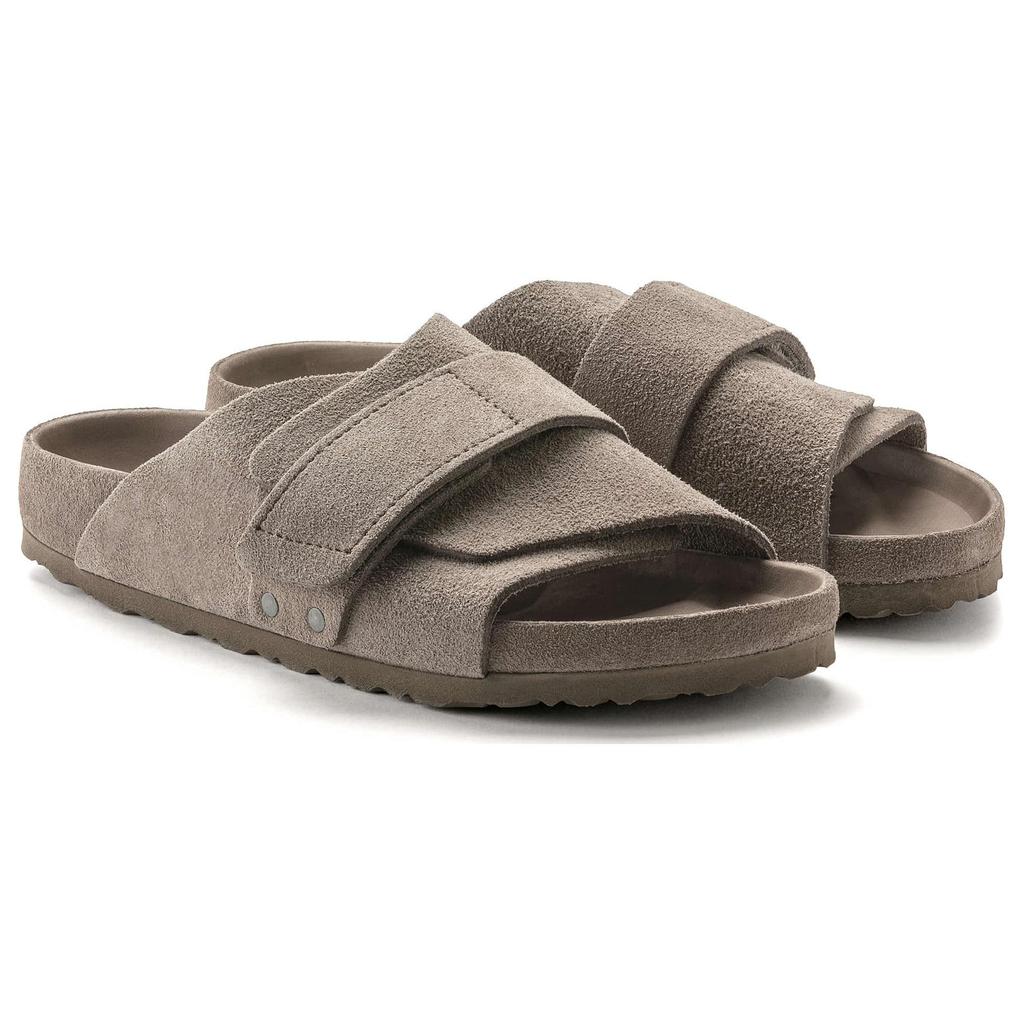 Birkenstock Сандалии из замши Kyoto 'Серо-бежевые' 1022316