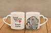 Great Dane I - cup with a dog, adorable cup with a heart-shaped handle, universal gift from the Art-Dog brand