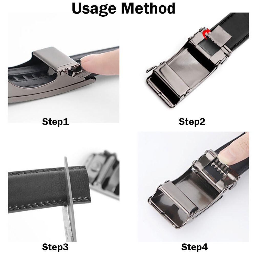 Iron Belt Replacement Buckle DIY Automatic Buckle Business Accessories Men's Accessories  Men