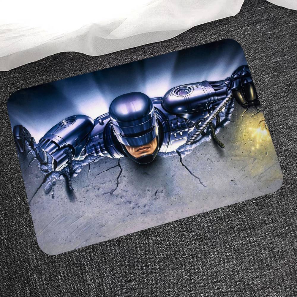 Боевик Р-Робокоп Коврик для ванной Детская комната Спальня Декорация Балкон Противоскользящий Придверный коврик Гостиная Приветственный коврик