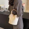 Премиальная сумка из мягкой кожи женская 2025 новая женская сумка модная повседневная сумка-мессенджер симпатия универсальная портативная сумка-ведро