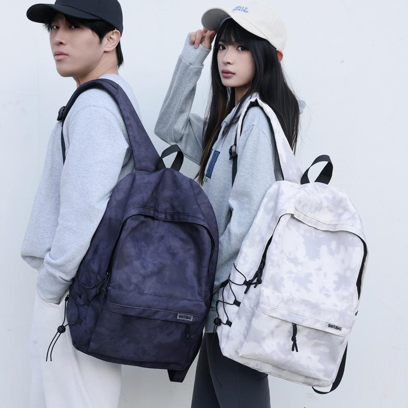 Школьная сумка новая школьная сумка ученики средней школы простой дизайн с принтом тай-дай молодежный студенческий рюкзак японский школьный рюкзак