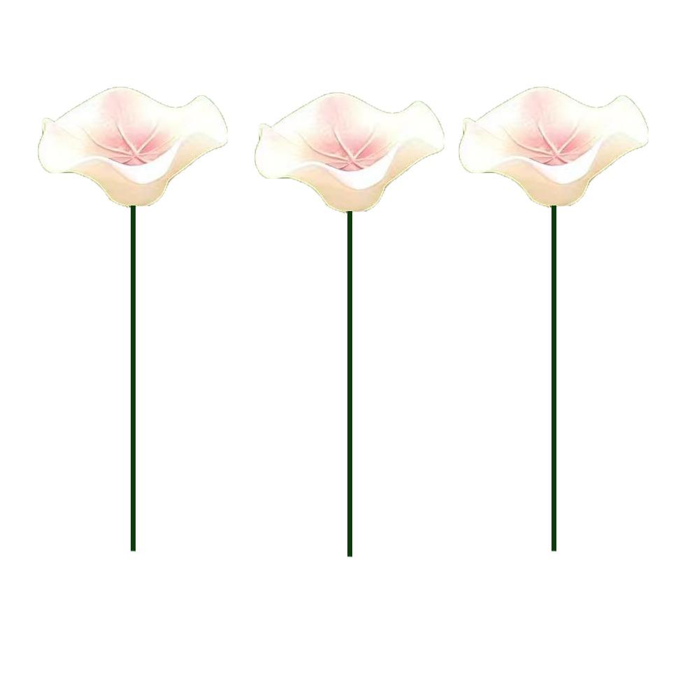 3pcs Flower Shape Bee Butterfly Water Dispenser Ceramic Bee Watering Station  Outdoor Use