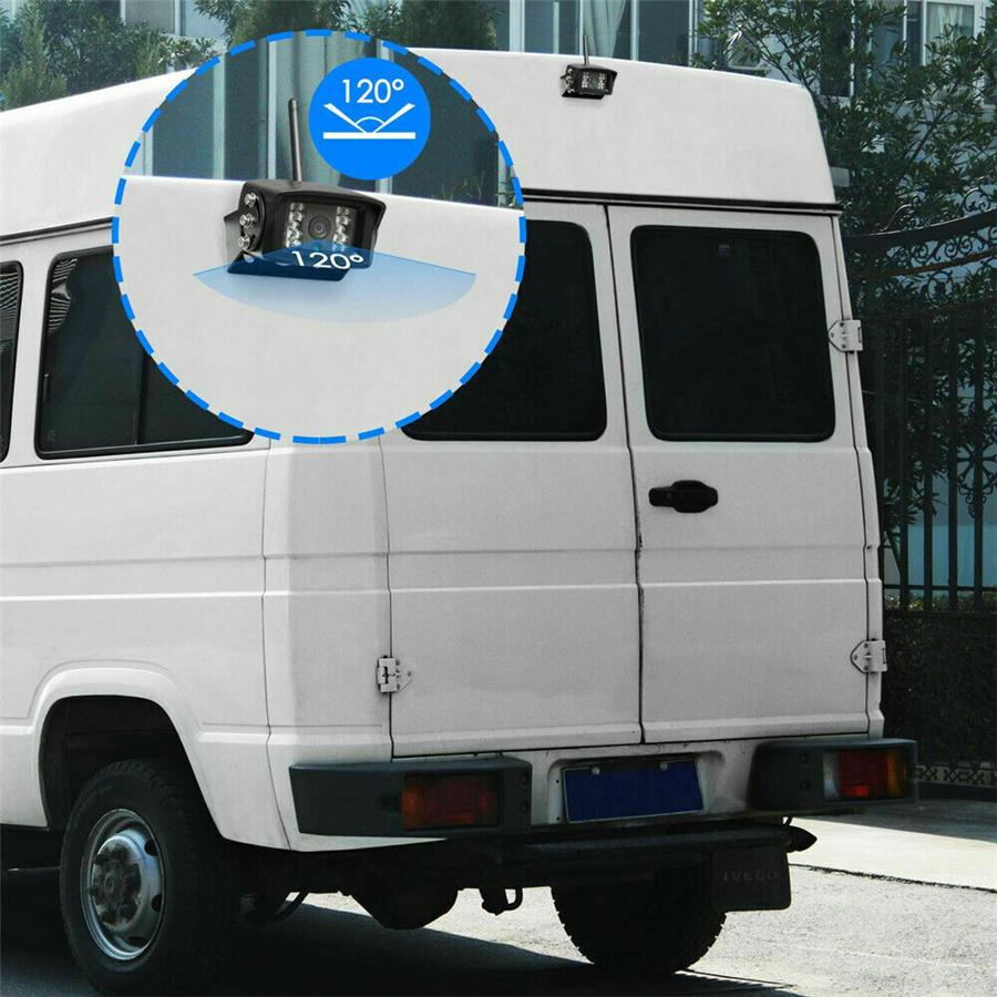 1296 HD Wireless Car Truck Van Trailer Bus Backup Camera WiFi IR For iOS Android