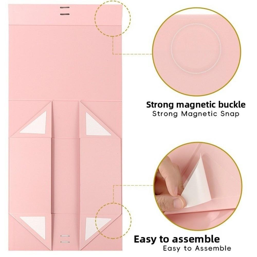 Большая пустая коробка с откидной крышкой Упаковочная коробка Роскошная подарочная коробка с лентой Вечеринка День святого Валентина