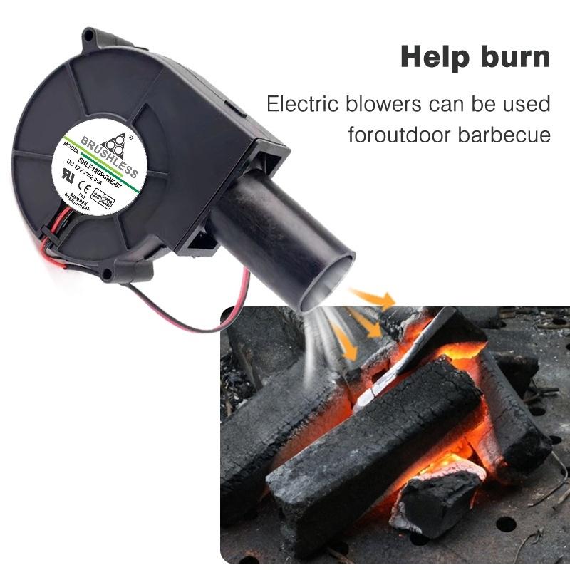 Вентилятор для приготовления пищи на открытом воздухе, вентилятор для барбекю, портативный вентилятор для барбекю, для барбекю, пикника, кемпинга, пешего туризма