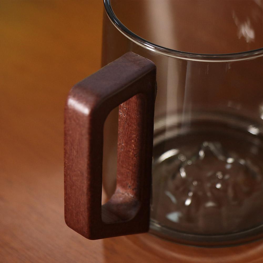 Кружка для питья воды большой вместимости, внутренняя горная выпуклость, чайная чашка, креативная стеклянная чашка, подарок