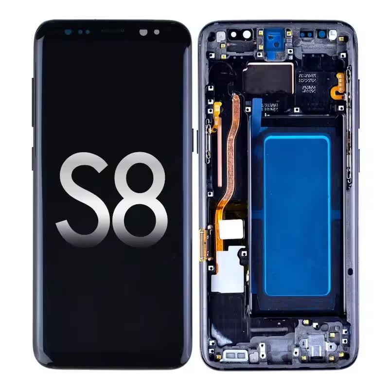 Совместимый экран Samsung S8/S9 в сборе для SM-G965/G955: Интегрированный внутренний и внешний ЖК-дисплей