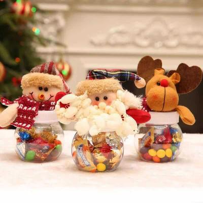 Клетчатая 3D Мультяшная Конфетница и Рождественское Украшение