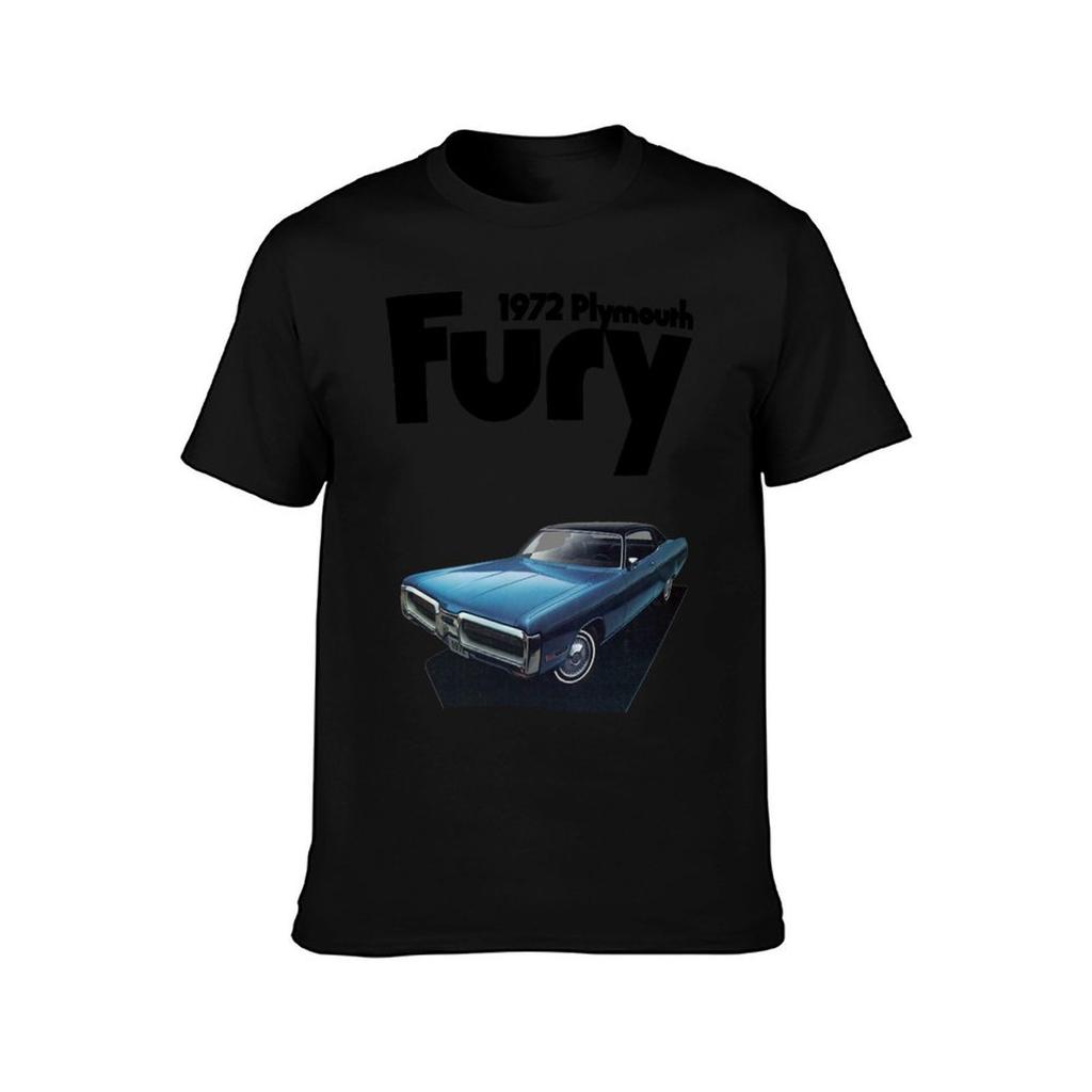 Футболка PLYMOUTH GRAN FURY Большого Размера Повседневный Топ для Улицы
