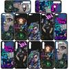 Для iPhone 16 15 Xiaomi Redmi Note 13 12 11 Pro Max X 9 14 Plus XR Samsung Galaxy A15 S24 S23 Huawei OPPO чехол Arcanes аниме игра Jinx Vi чехол для телефона