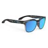 RUDYPROJECT SpinAir 59 Sports Demi Gray Laser 52mm Lens Sunglasses, Matte/Multi Blue, Width, SP593928-0000